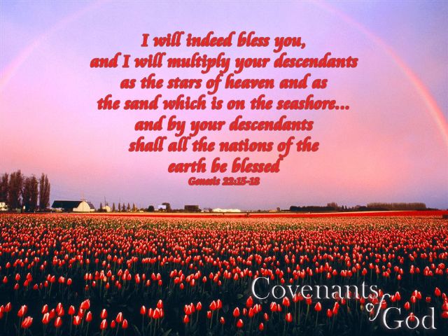 Genesis 22:15-18 - I will indeed bless you, and I will multiply your descendants as the stars of heaven and as the sand which is on the seashore...and by your descendants shall all the nations of the earth be blessed.