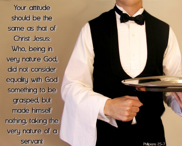 Philippians 2:5-7 attitude equality with God something to be grasped made himself nothing taking the very nature of a servant